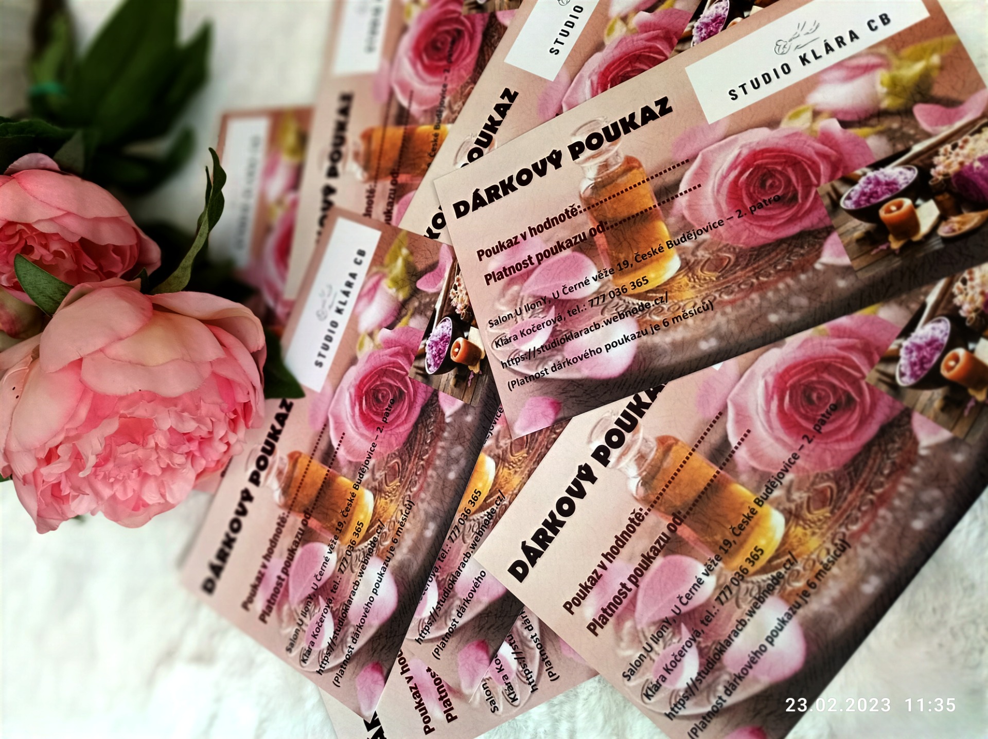Dárkové poukazy pro vaše blízké 🌺